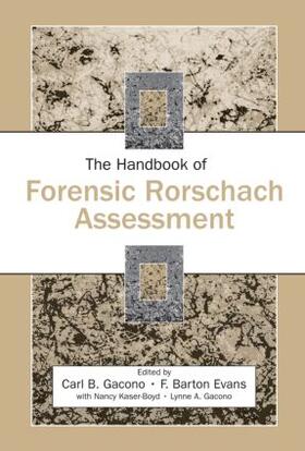 Gacono / Evans |  The Handbook of Forensic Rorschach Assessment | Buch |  Sack Fachmedien