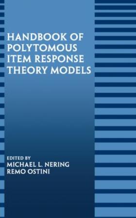 Nering / Ostini |  Handbook of Polytomous Item Response Theory Models | Buch |  Sack Fachmedien