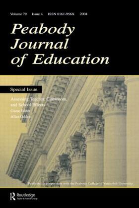 Odden |  Assessing Teacher, Classroom, and School Effects | Buch |  Sack Fachmedien