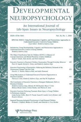 Espy |  Using Developmental, Cognitive, and Neuroscience Approaches To Understand Executive Control in Young Children | Buch |  Sack Fachmedien