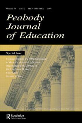 Wong |  Commemorating the 50th Anniversary of brown V. Board of Education | Buch |  Sack Fachmedien