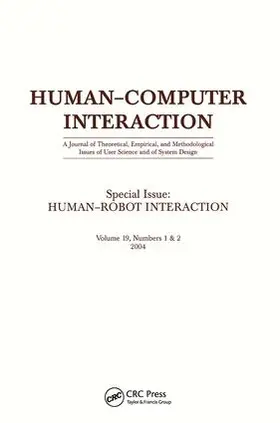 Kiesler / Hinds |  Human-robot Interaction | Buch |  Sack Fachmedien