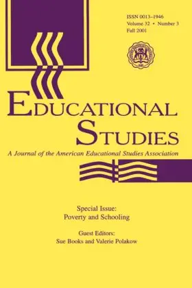 Books / Polakow |  Poverty and Schooling | Buch |  Sack Fachmedien