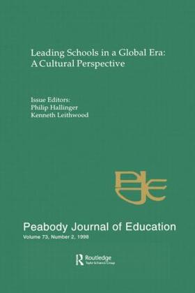 Hallinger / Leithwood |  Leading Schools in a Global Era | Buch |  Sack Fachmedien