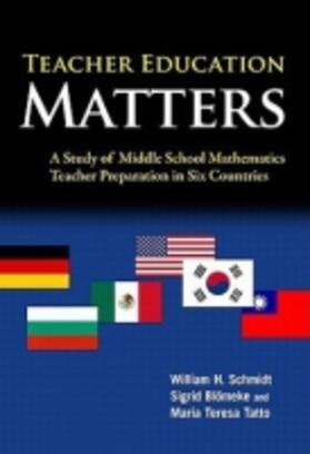 Schmidt / Blömeke / Tatto |  Teacher Education Matters | Buch |  Sack Fachmedien