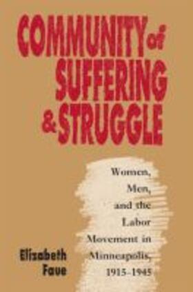 Faue |  Community of Suffering and Struggle | Buch |  Sack Fachmedien