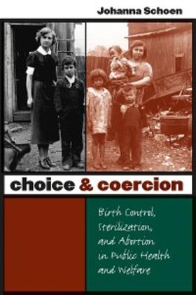 Schoen |  Choice and Coercion | eBook | Sack Fachmedien