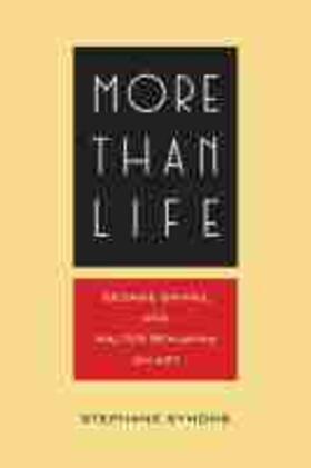Symons |  More Than Life: Georg Simmel and Walter Benjamin on Art | Buch |  Sack Fachmedien