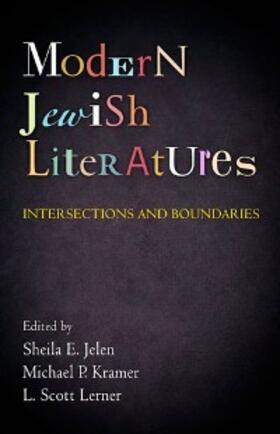 Jelen / Kramer / Lerner |  Modern Jewish Literatures | eBook | Sack Fachmedien