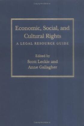 Leckie / Gallagher |  Economic, Social, and Cultural Rights | eBook | Sack Fachmedien