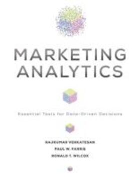 Venkatesan / Farris / Wilcox |  Marketing Analytics | Buch |  Sack Fachmedien