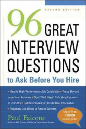 Falcone |  96 Great Interview Questions to Ask Before You Hire | Buch |  Sack Fachmedien