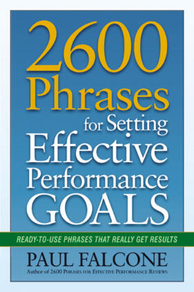 Falcone |  2600 Phrases for Setting Effective Performance Goals | Buch |  Sack Fachmedien