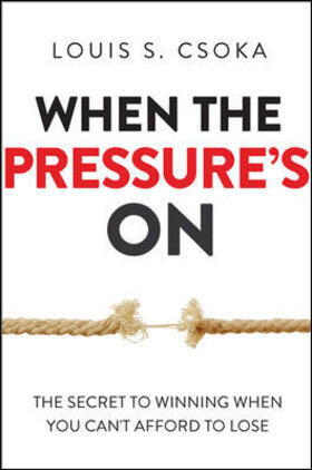  WHEN THE PRESSURES ON | Buch |  Sack Fachmedien
