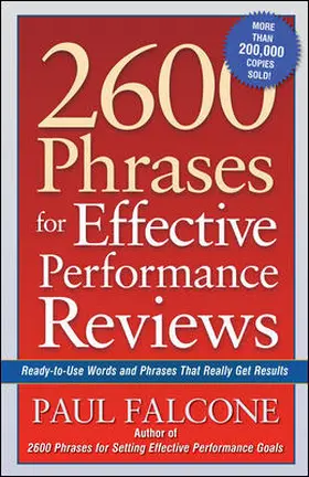 Falcone |  2600 Phrases for Effective Performance Reviews | Buch |  Sack Fachmedien