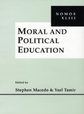 Macedo / Tamir | Moral and Political Education | E-Book | sack.de