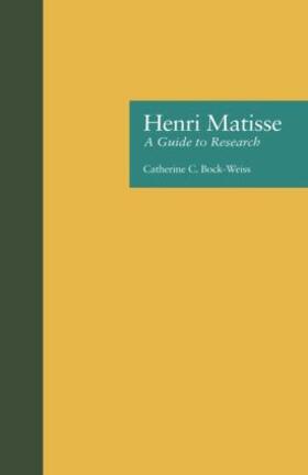 Bock Weiss |  Henri Matisse | Buch |  Sack Fachmedien