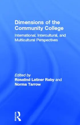 Tarrow / Raby |  Dimensions of the Community College | Buch |  Sack Fachmedien