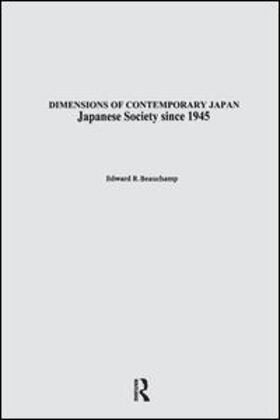 Beauchamp |  Japanese Society since 1945 | Buch |  Sack Fachmedien