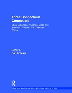 Kroeger |  Three Connecticut Composers | Buch |  Sack Fachmedien