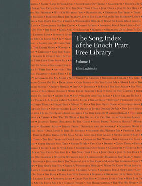 Luchinsky |  The Song Index of the Enoch Pratt Free Library | Buch |  Sack Fachmedien