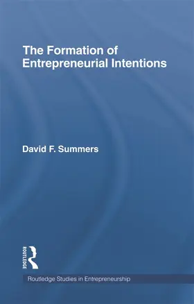 Summers |  Forming Entrepreneurial Intentions | Buch |  Sack Fachmedien