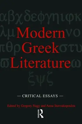 Nagy / Stavrakopoulou |  Modern Greek Literature | Buch |  Sack Fachmedien