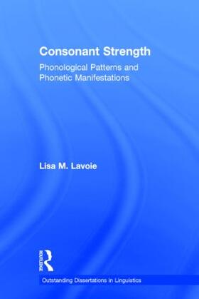 Lavoie |  Consonant Strength | Buch |  Sack Fachmedien