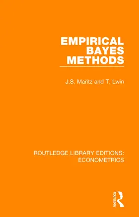 Maritz / Lwin |  Empirical Bayes Methods | Buch |  Sack Fachmedien