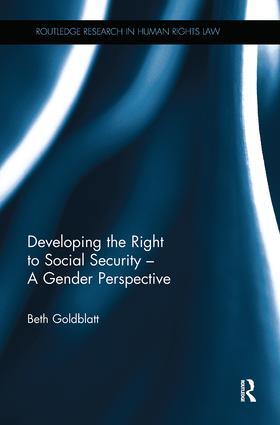 Goldblatt |  Developing the Right to Social Security - A Gender Perspective | Buch |  Sack Fachmedien