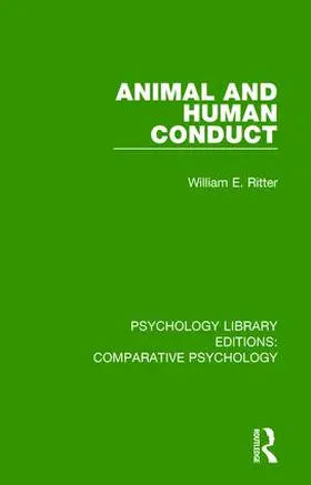 Ritter |  Animal and Human Conduct | Buch |  Sack Fachmedien