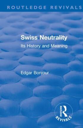 Edgar |  Revival: Swiss Neutrality (1946) | Buch |  Sack Fachmedien
