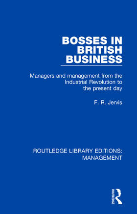 Jervis |  Bosses in British Business | Buch |  Sack Fachmedien