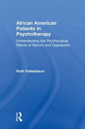 Fallenbaum |  African American Patients in Psychotherapy | Buch |  Sack Fachmedien