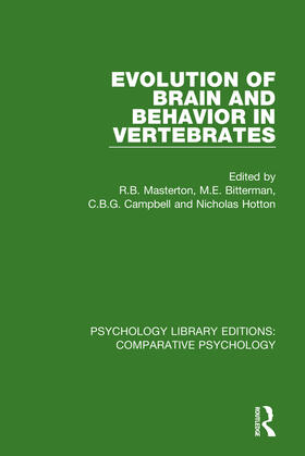 Masterton / Bitterman / Campbell |  Evolution of Brain and Behavior in Vertebrates | Buch |  Sack Fachmedien