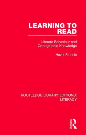 Francis |  Learning to Read | Buch |  Sack Fachmedien