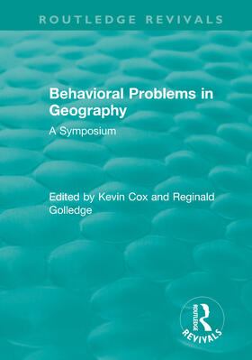 Cox / Golledge |  Routledge Revivals | Buch |  Sack Fachmedien