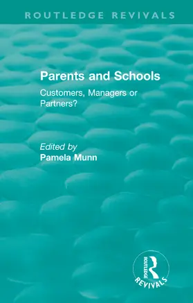 Munn |  Parents and Schools (1993) | Buch |  Sack Fachmedien