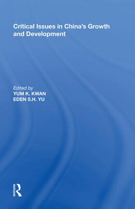 Yu |  Critical Issues in China's Growth and Development | Buch |  Sack Fachmedien