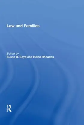 Rhoades |  Law and Families | Buch |  Sack Fachmedien