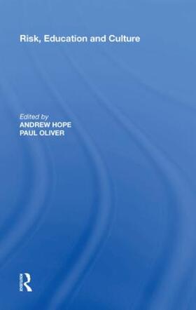 Hope |  Risk, Education and Culture | Buch |  Sack Fachmedien