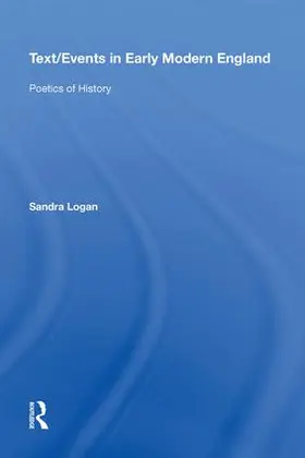 Logan |  Text/Events in Early Modern England | Buch |  Sack Fachmedien