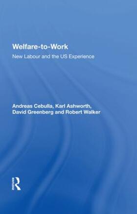 Cebulla |  Welfare-to-Work | Buch |  Sack Fachmedien