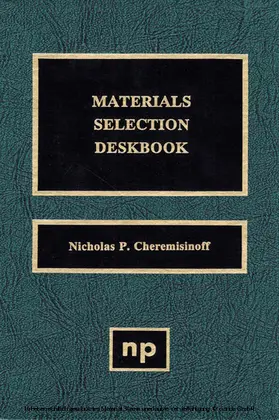 Cheremisinoff |  Materials Selection Deskbook | eBook | Sack Fachmedien