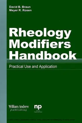 Braun / Rosen |  Rheology Modifiers Handbook | eBook | Sack Fachmedien