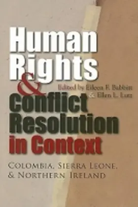  Human Rights and Conflict Resolution in Context | Buch |  Sack Fachmedien