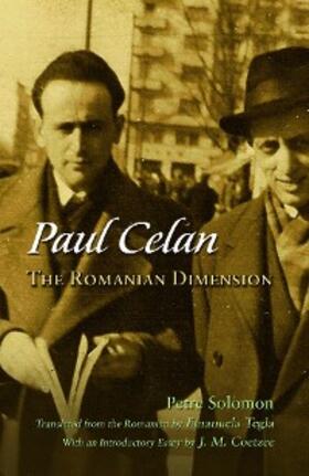 Solomon |  Paul Celan | eBook | Sack Fachmedien
