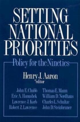 Aaron |  Setting National Priorities | eBook | Sack Fachmedien