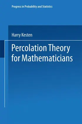 Kesten |  Percolation Theory for Mathematicians | Buch |  Sack Fachmedien