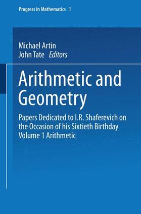 Tate / Artin |  Arithmetic and Geometry | Buch |  Sack Fachmedien